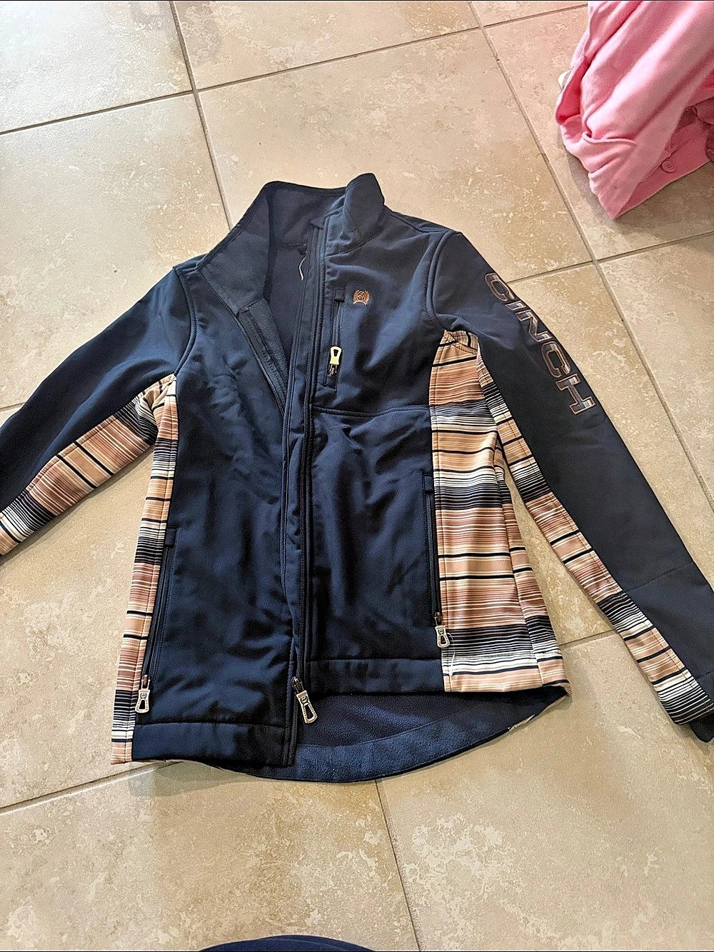 Columbia Women'Small Striped Ski Jacket Size Small